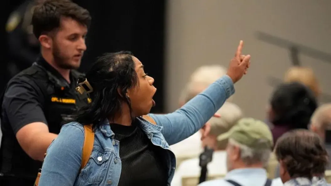 Tempers Flare as Few Republicans Hold In-Person Town Halls