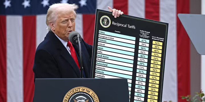 Wall Street Reels as Trump’s Tariffs Crash Stocks